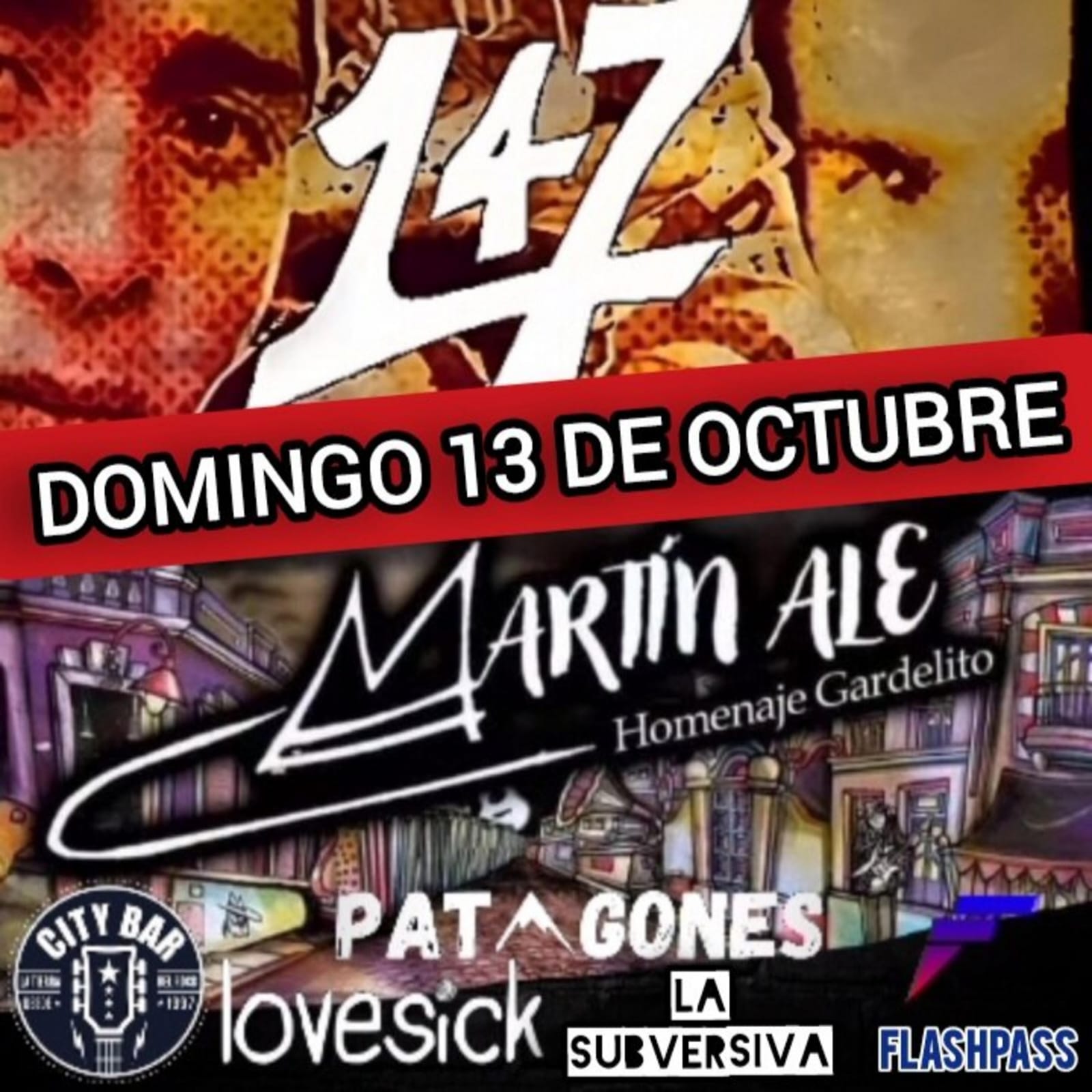 Flashpass Martin ale (exgardelitos) junto a la 147 | FlashPass